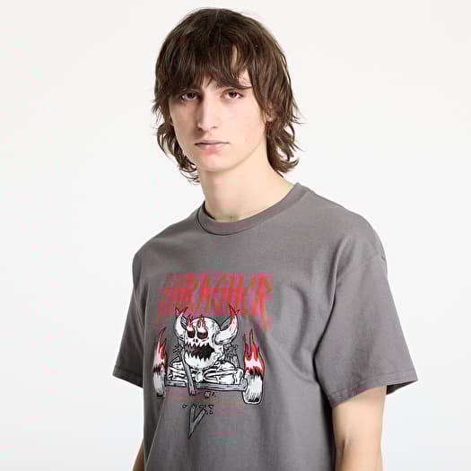 Camisetas Thrasher x Toy Machine Monster Gram T-Shirt Charcoal