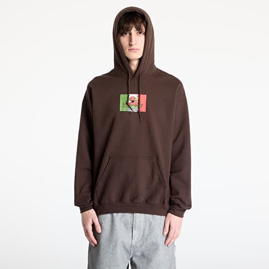 Thrasher x Toy Machine Hecho Hoodie Dark Chocolate