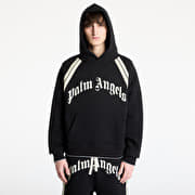 Palm Angels Curved Logo Track Hoody Black/ Ivory