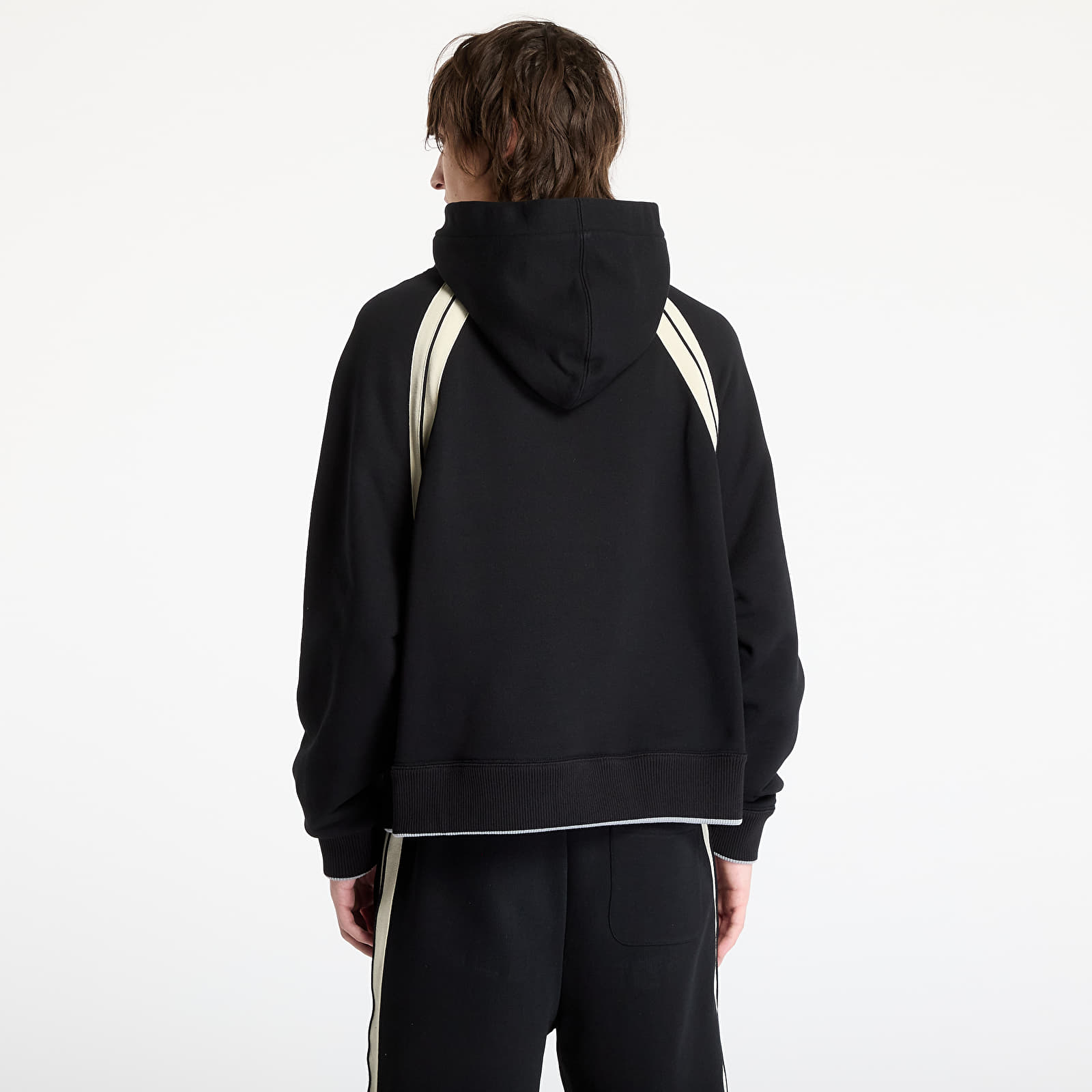 Hoodies and sweatshirts  Palm Angels Curved Logo Track Hoody Black/ Ivory