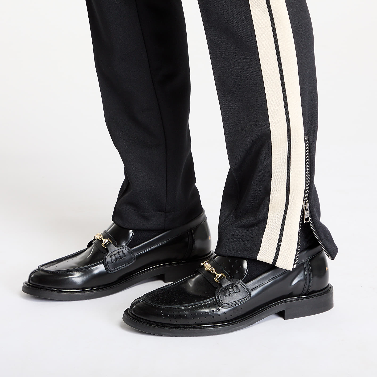 Férfi melegítőnadrágok Palm Angels Classic Logo Track Pants Black/ Off White