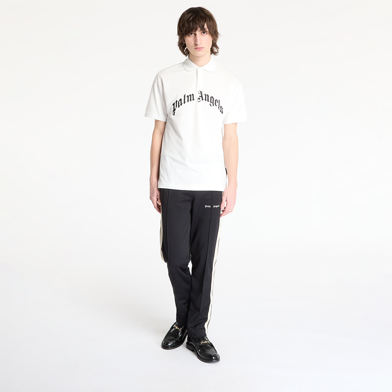 Férfi melegítőnadrágok Palm Angels Classic Logo Track Pants Black/ Off White