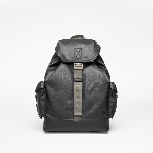 Calvin Klein Jeans Cargo Flap Backpack Black