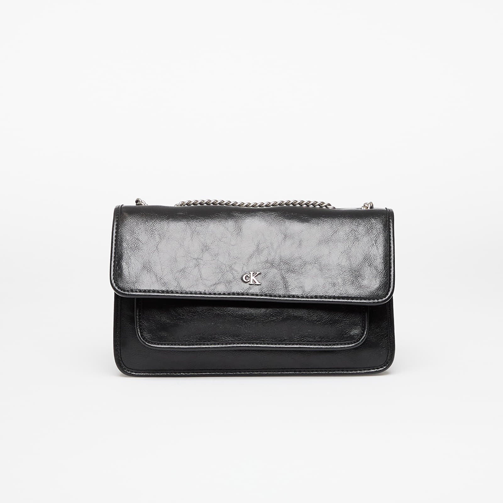 Crossbody táskák Calvin Klein Jeans Chain Flap Bag Black