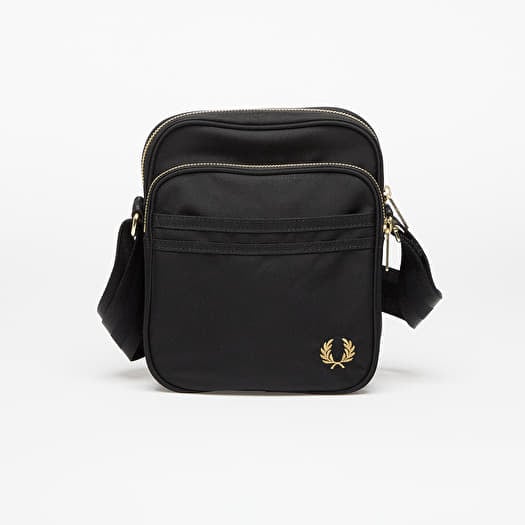 Чанта FRED PERRY Textured Nylon Side Bag Black