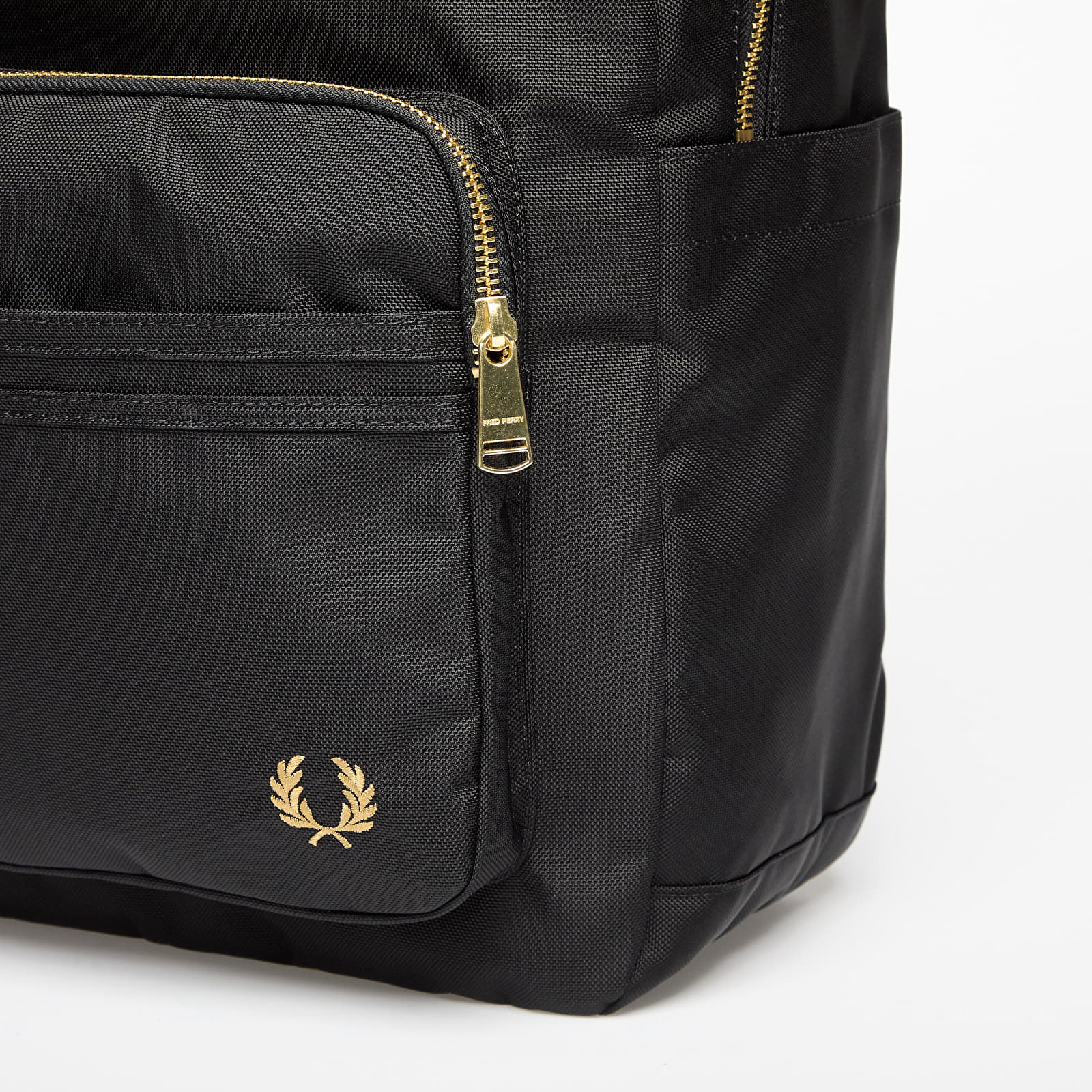 Backpacks FRED PERRY Textured Nylon Backpack Black