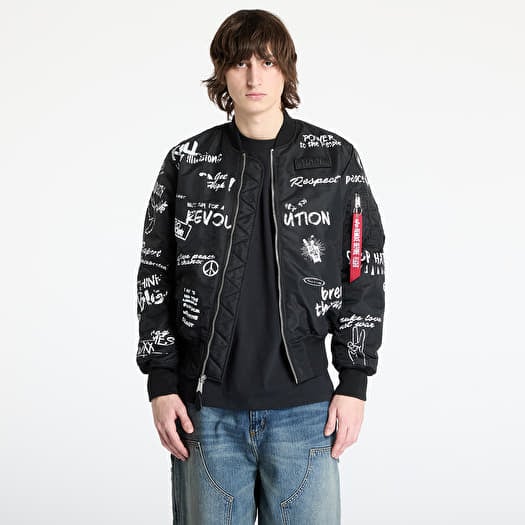 Alpha Industries MA-1 Peace Black