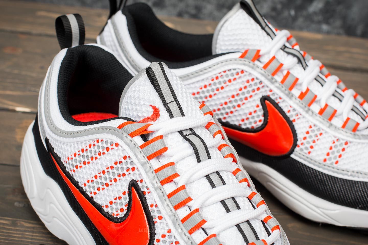 Men s shoes Nike Air Zoom Spiridon 16 White Team Orange Black Footshop