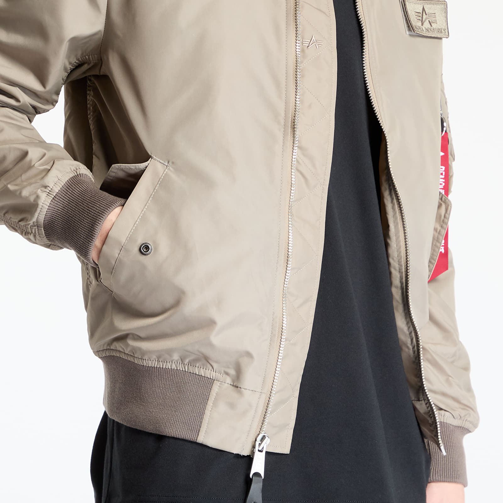 Jachete pentru bărbați Alpha Industries MA-1 TTC Two Tone Contrast Vintage Sand
