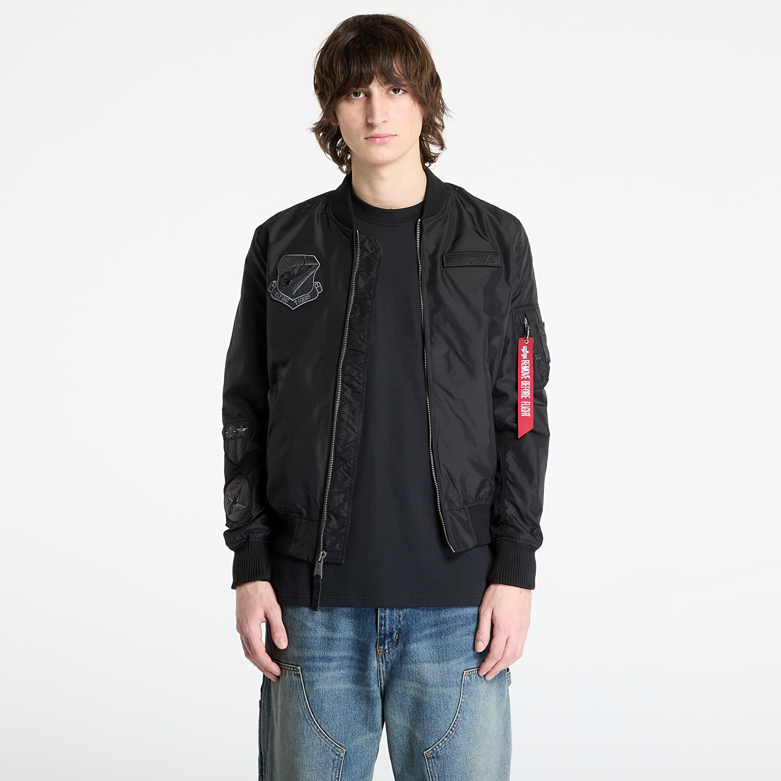 Herenjassen Alpha Industries MA-1 TT Flying Tigers Black