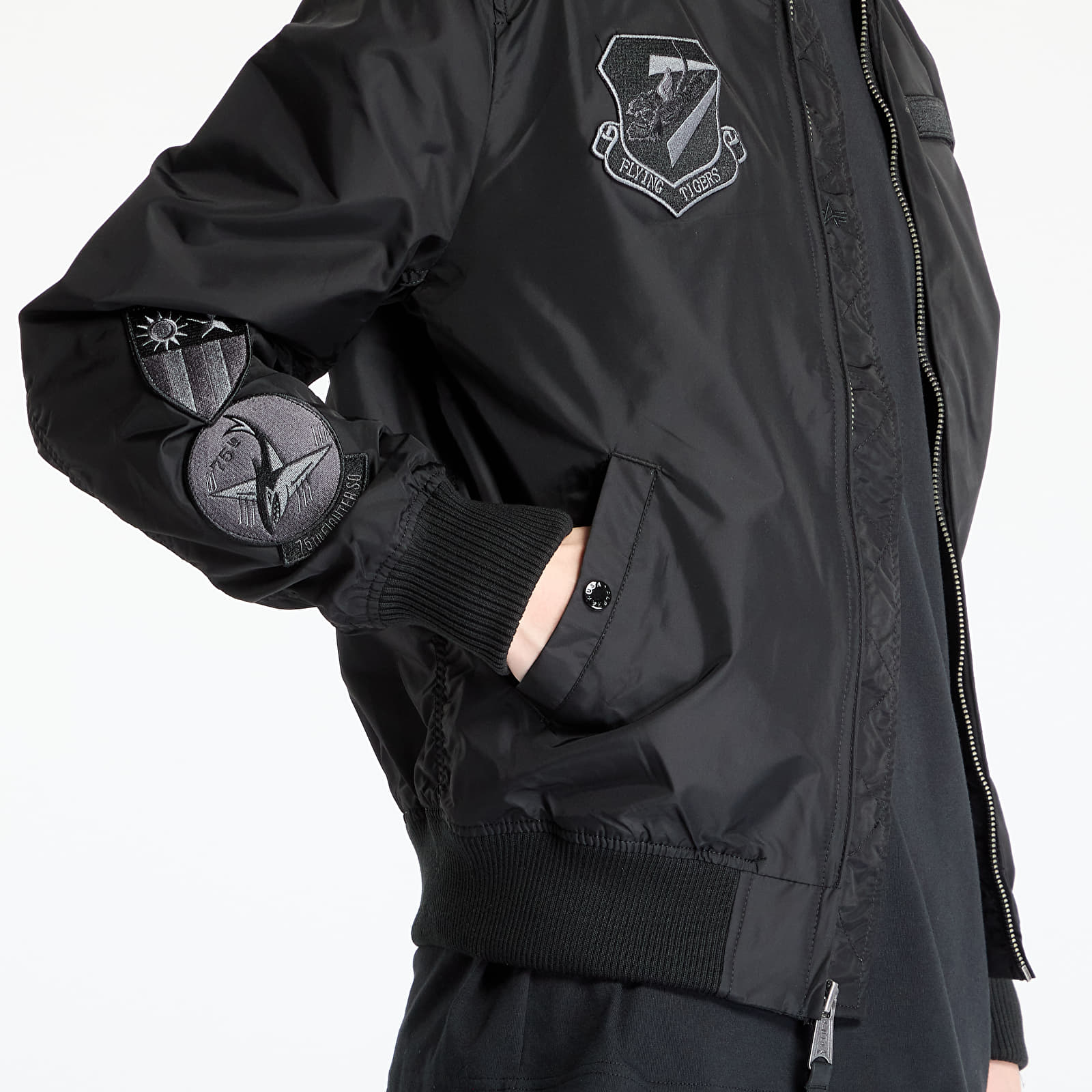 Herenjassen Alpha Industries MA-1 TT Flying Tigers Black