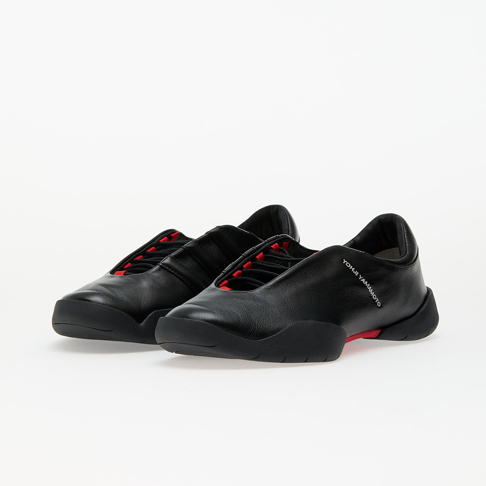Männer Y-3 Regu Mary Jane Black/ Black/ Better Scarlet