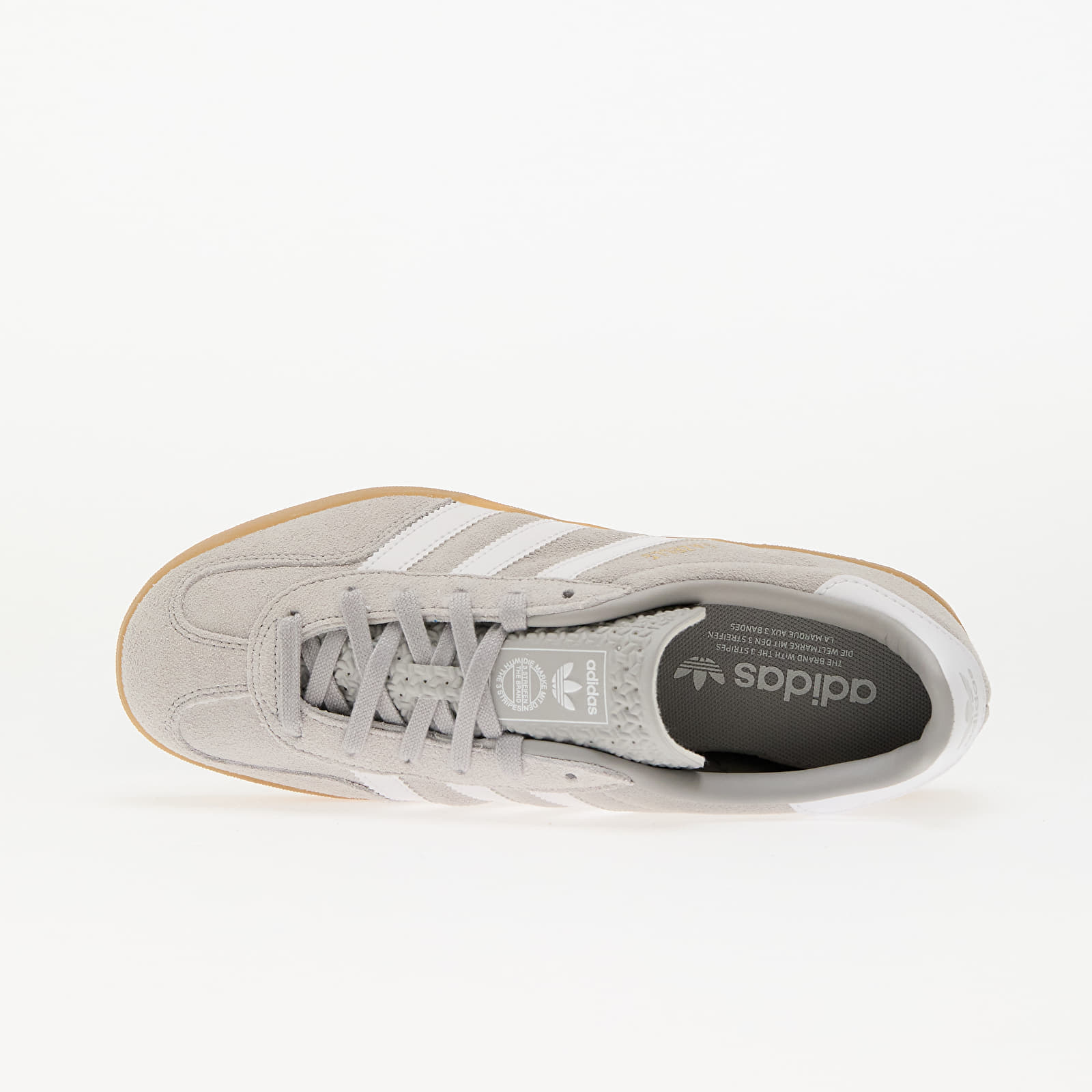 Men's shoes adidas Gazelle Indoor Grey Two/ Ftw White/ Gold Metallic