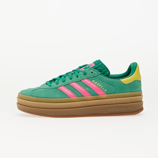 adidas Gazelle Bold W Court Green/ Lucid Pink/ Pure Sulfur