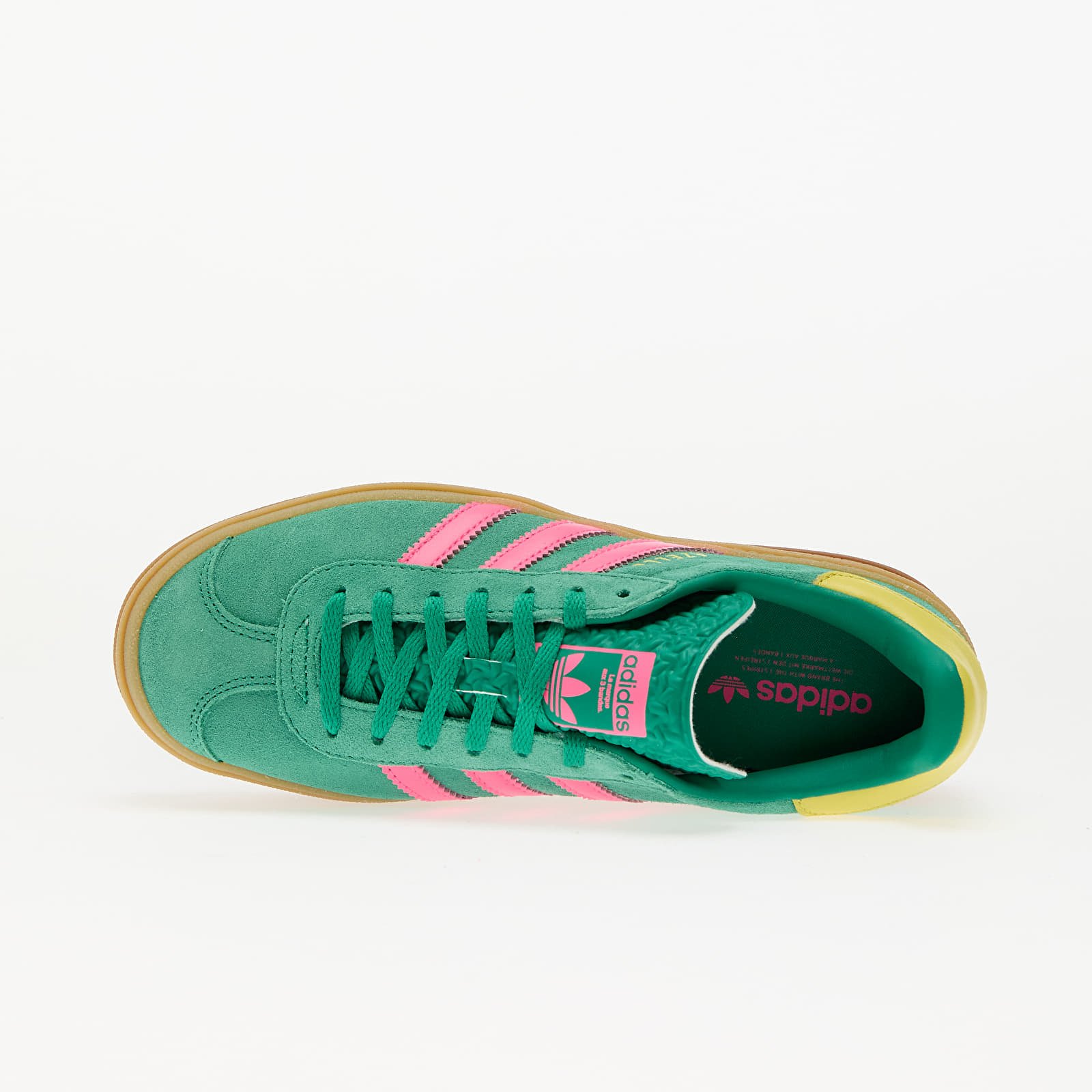 Dámské tenisky a boty adidas Gazelle Bold W Court Green/ Lucid Pink/ Pure Sulfur