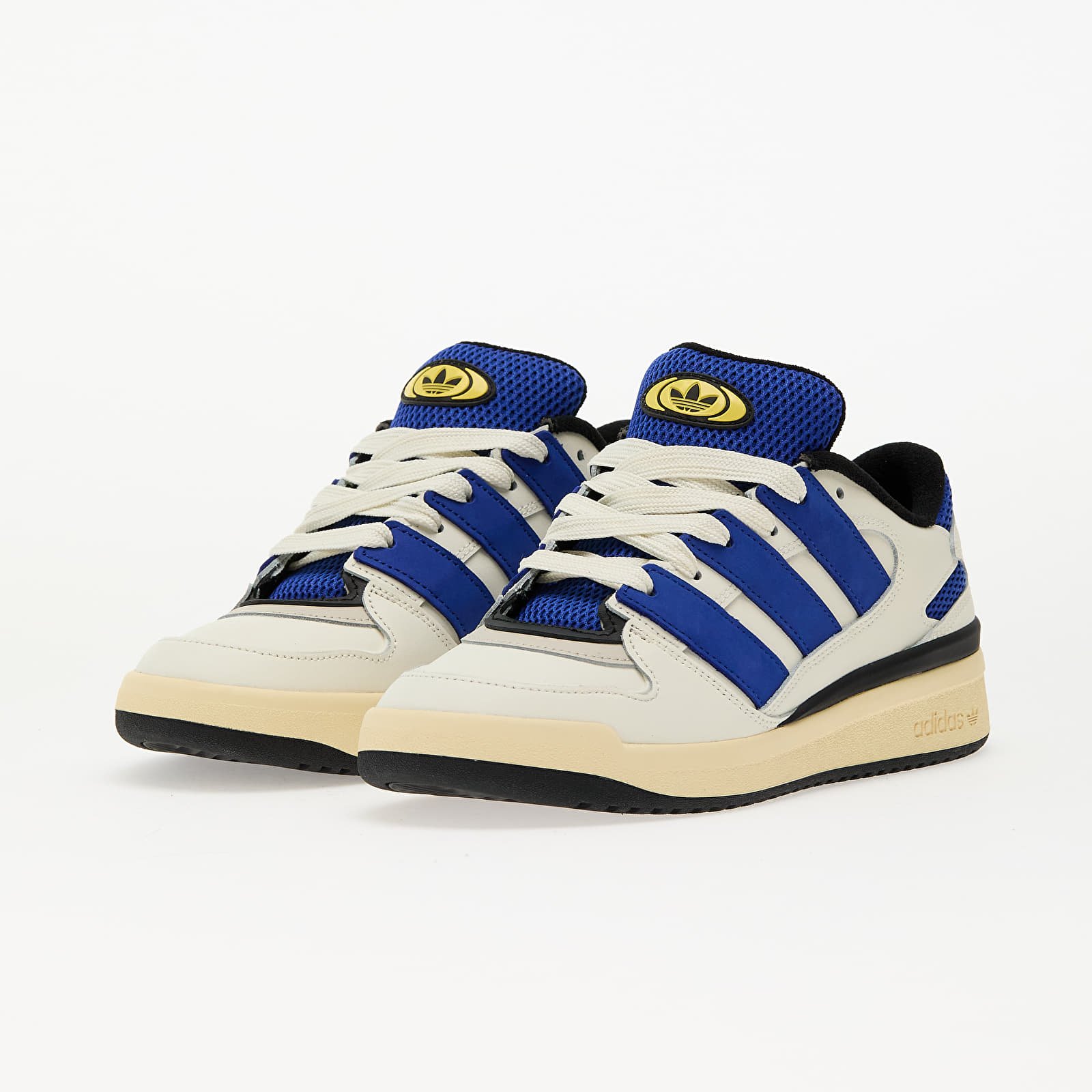Pánské tenisky a boty adidas Forum2000 Off White/ Semi Lucid Blue/ Easy Yellow