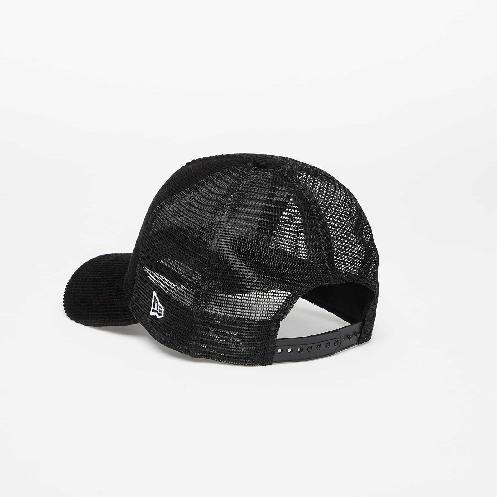 Czapki z daszkiem New Era 9FORTY A-Frame Trucker Adjustable Cap Patch Cord Black
