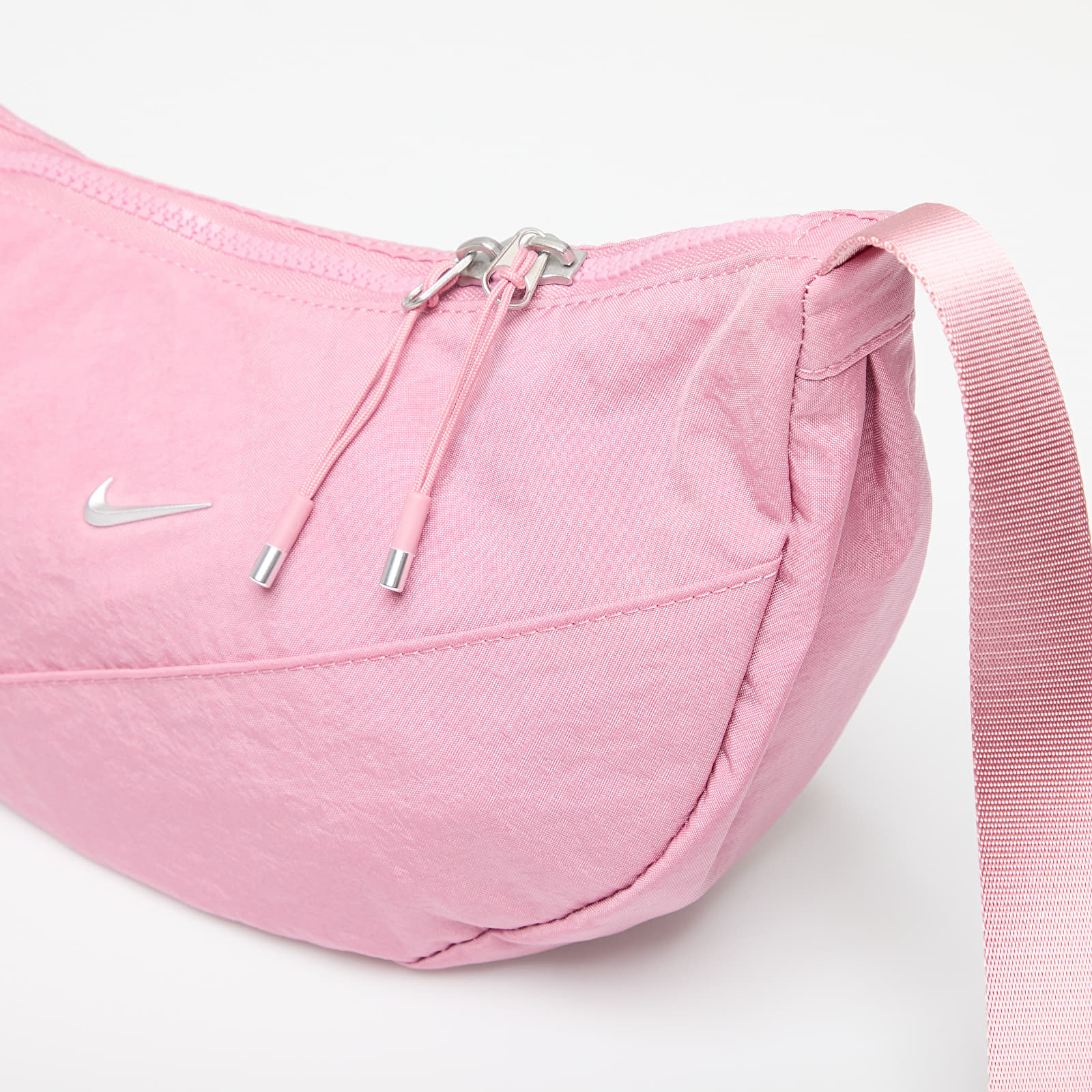 Tašky přes rameno Nike Aura Crescent Crossbody Bag Elemental Pink/ Matte Silver