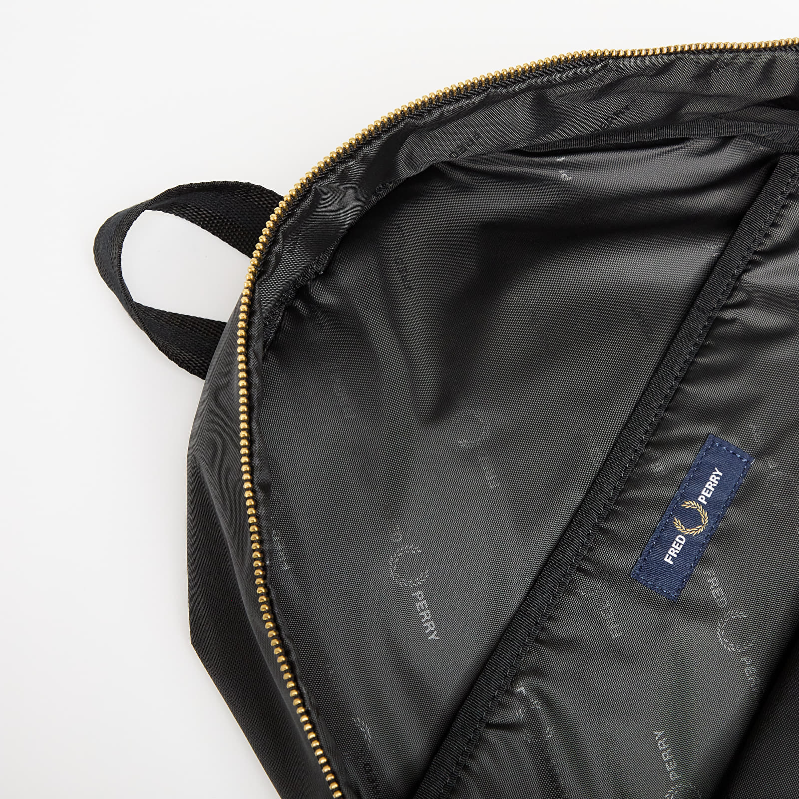 Backpacks FRED PERRY Textured Nylon Backpack Black