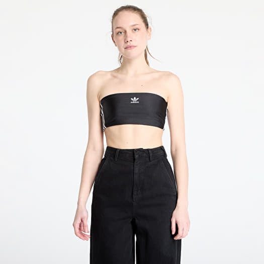 adidas 3 Stripes Tube Top Black