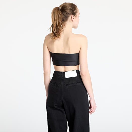 Women's tops adidas 3 Stripes Tube Top Black (IX7823) | Footshop