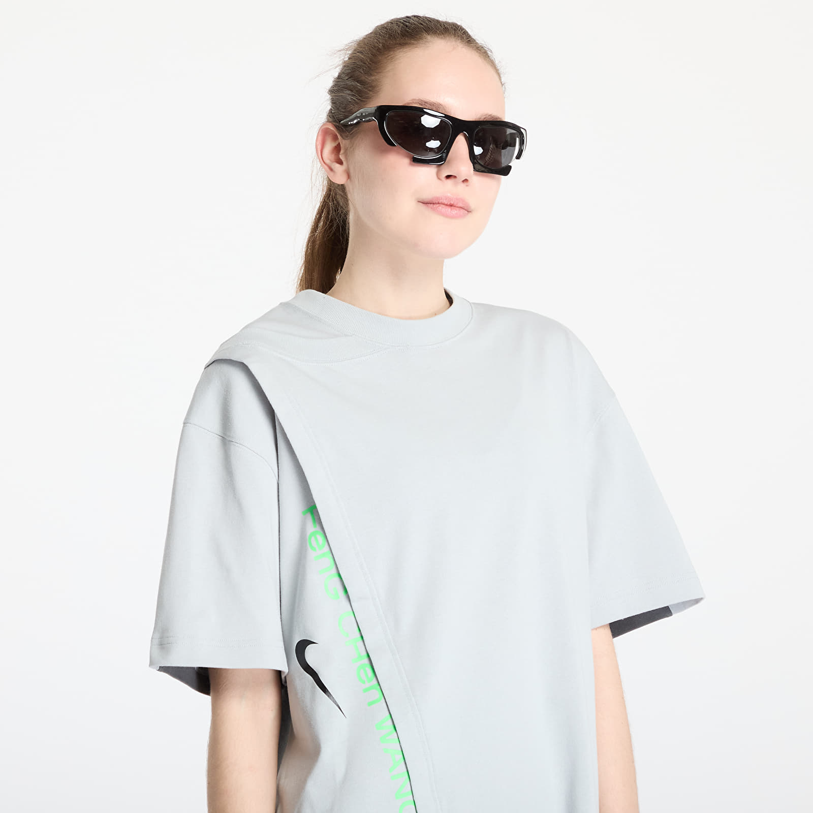 T-Shirts Nike x Feng Chen Wang T-Shirt UNISEX Light Smoke Grey/ Iron Grey/ Action Green