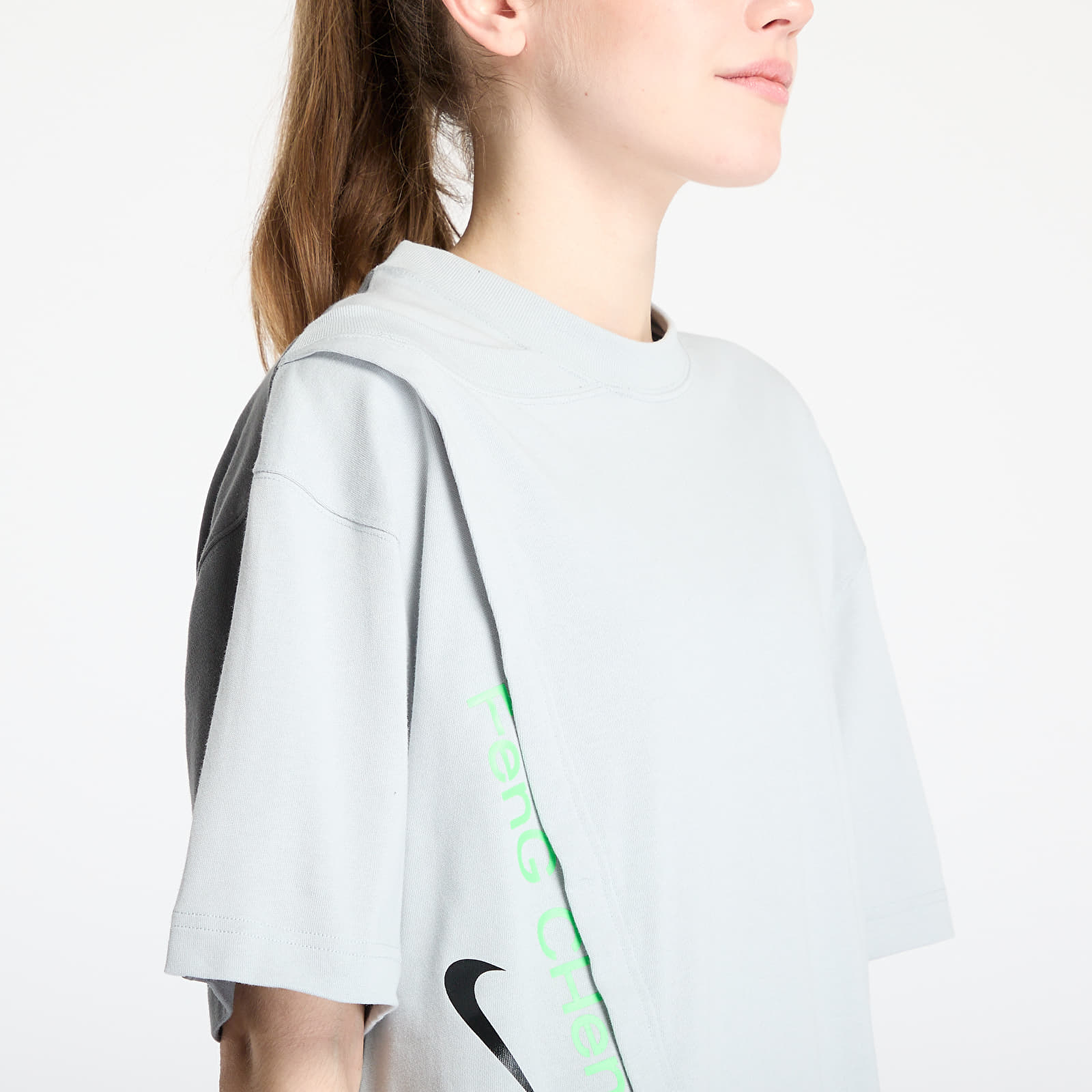 T-Shirts Nike x Feng Chen Wang T-Shirt UNISEX Light Smoke Grey/ Iron Grey/ Action Green