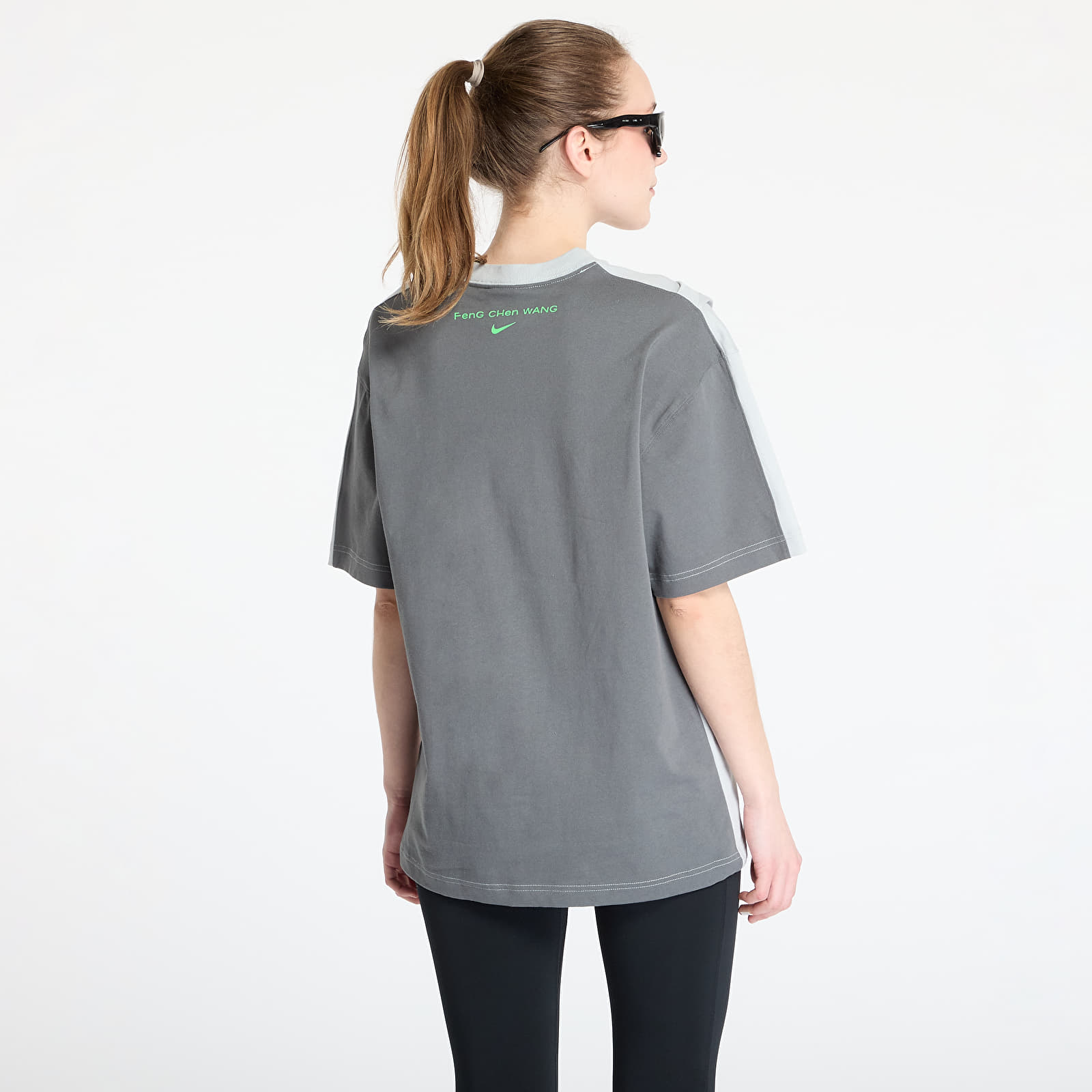 T-Shirts Nike x Feng Chen Wang T-Shirt UNISEX Light Smoke Grey/ Iron Grey/ Action Green