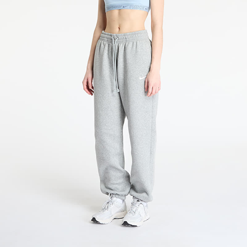 Φόρμα Nike Sportswear Phoenix Fleece Women's High-Waisted Oversized Sweatpants Dark Grey Heather/ Sail