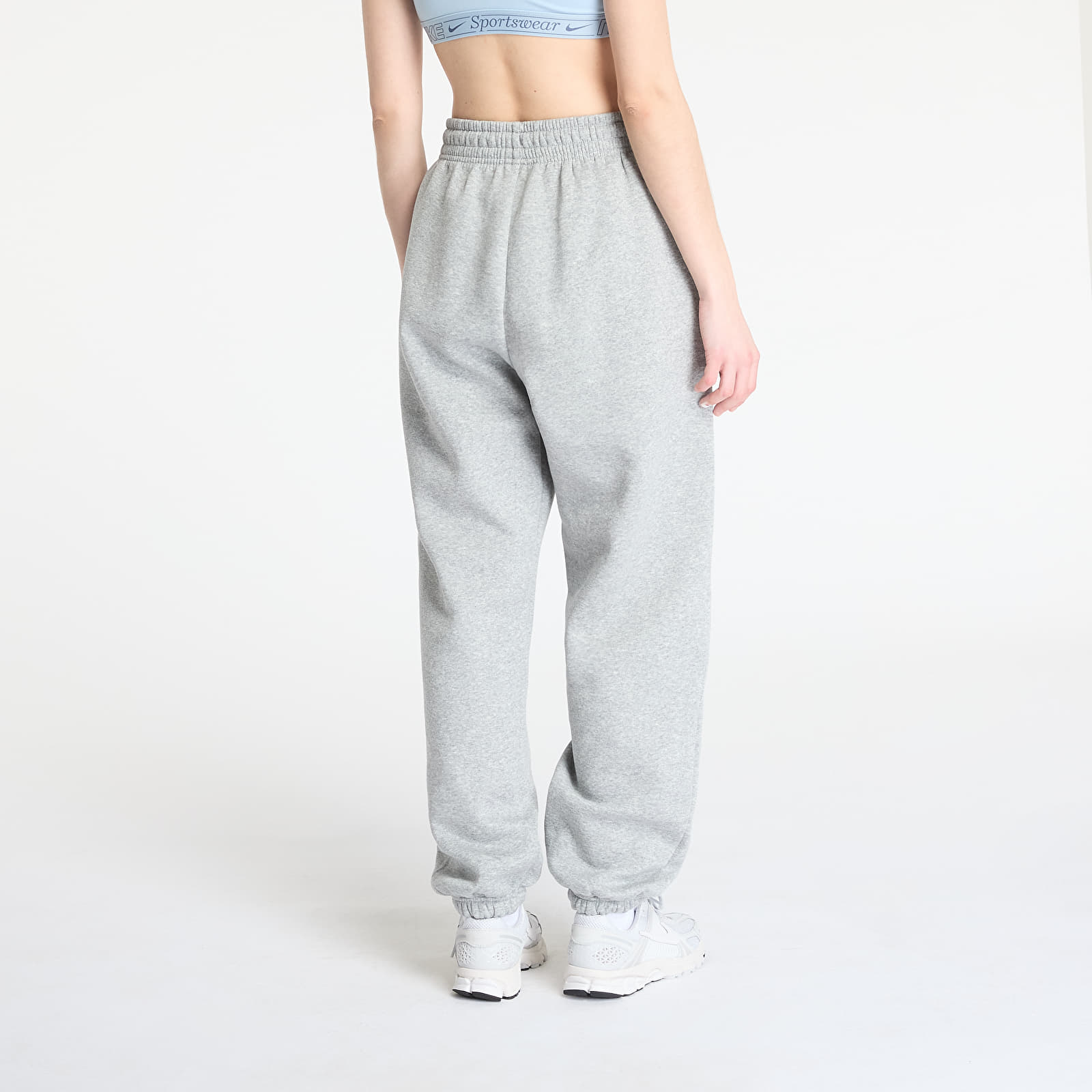 Jogginghosen Nike Sportswear Phoenix Fleece Women's High-Waisted Oversized Sweatpants Dark Grey Heather/ Sail