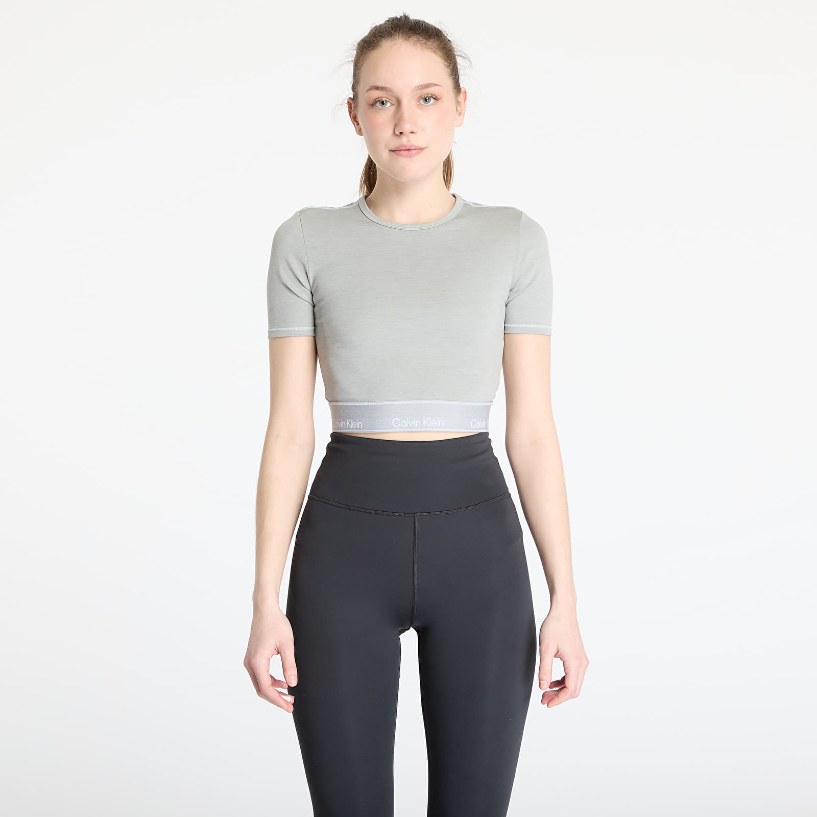 Trička Calvin Klein Sport Wo Short Sleeve T-Shirt Grey Heather
