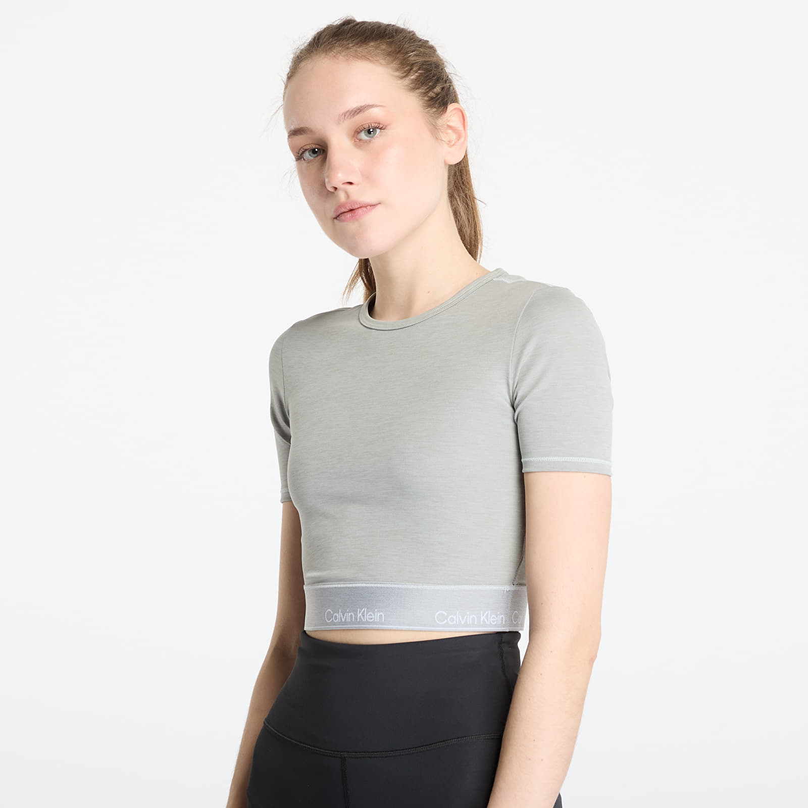 Trička Calvin Klein Sport Wo Short Sleeve T-Shirt Grey Heather
