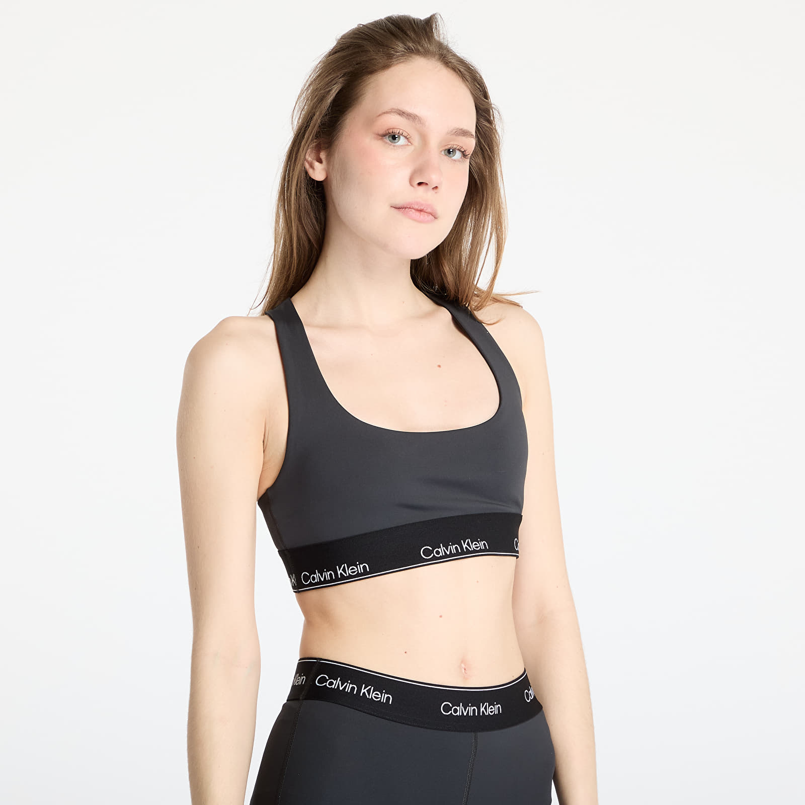 Podprsenky Calvin Klein Sport Modern Sport Medium Support Bra Black