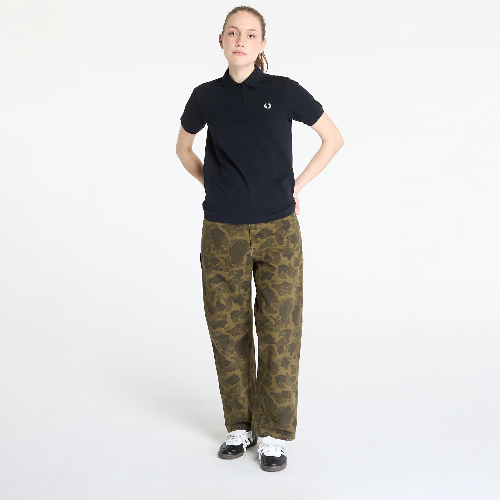 Trička FRED PERRY The Shirt Navy
