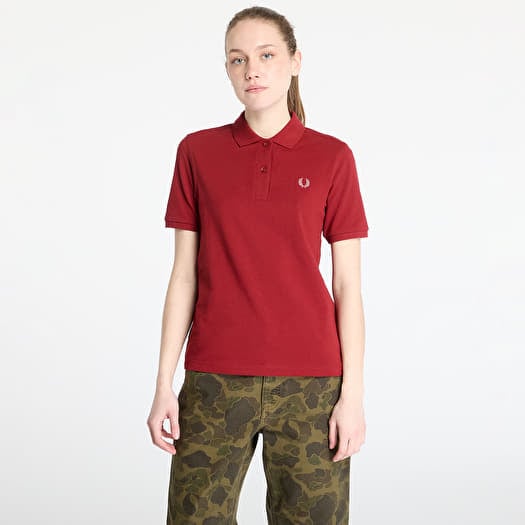 Μπλουζάκι FRED PERRY The Shirt Burnt Red / Putty Pink