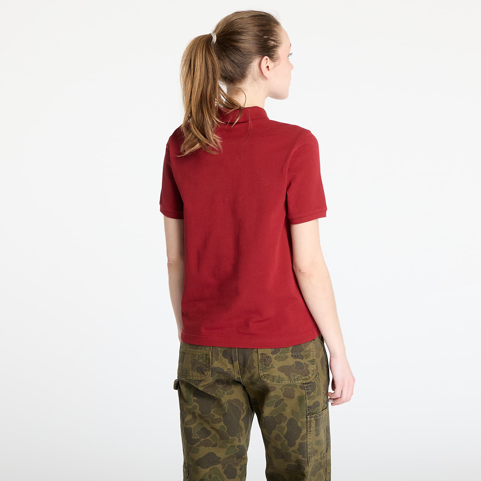 Trička FRED PERRY The Shirt Burnt Red / Putty Pink