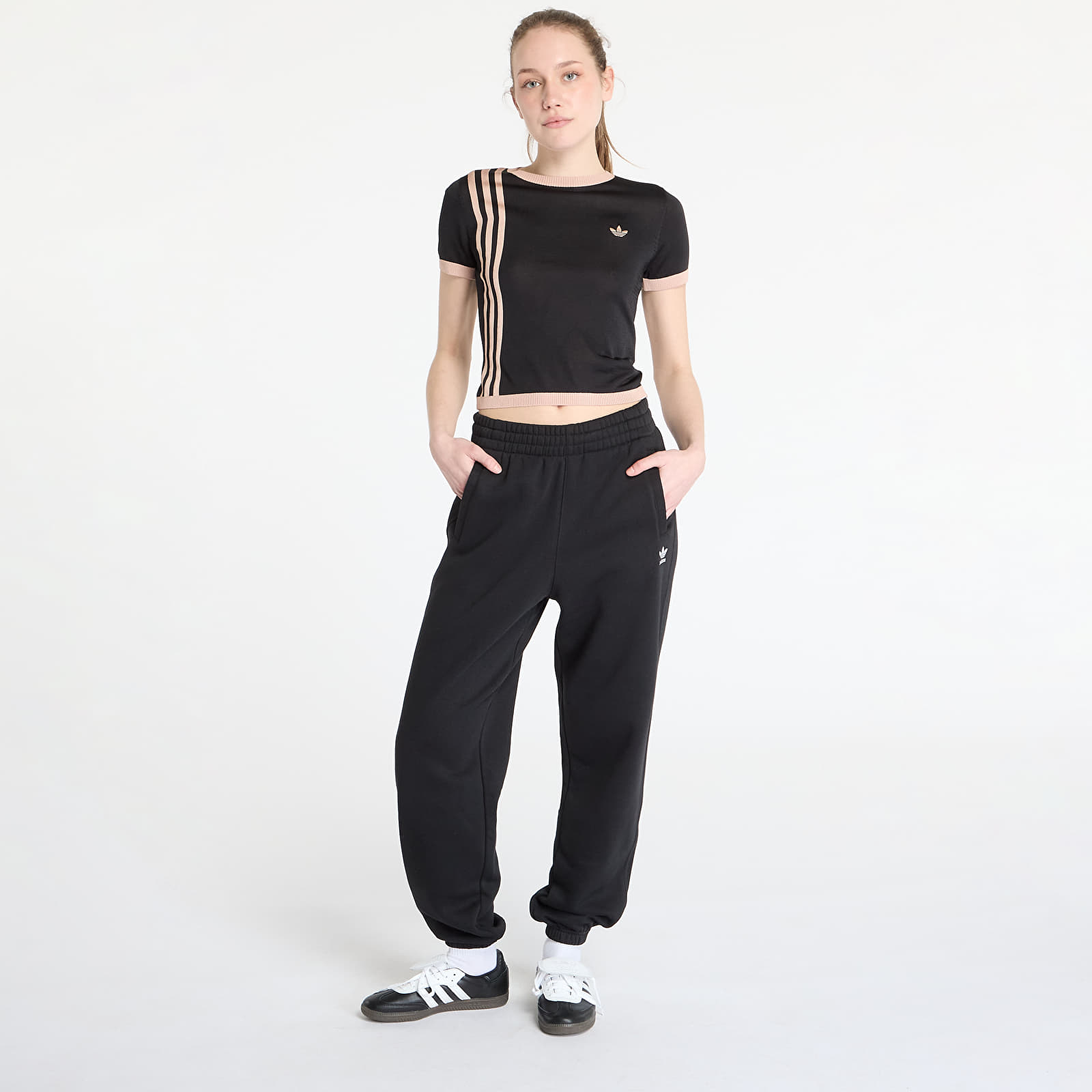 Treninguri adidas Essentials Loose Fleece Joggers Black