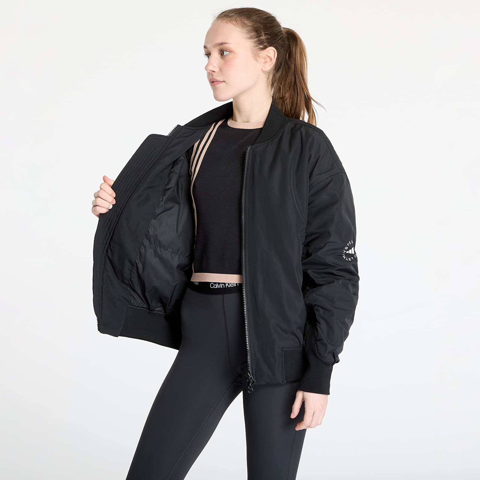 Bomber Jackets adidas x Stella Mccartney Woven Bomber Black/ Black