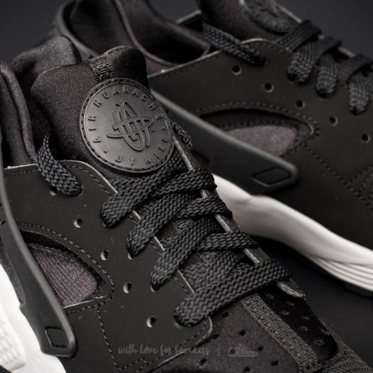 Nike huarache deals black platinum