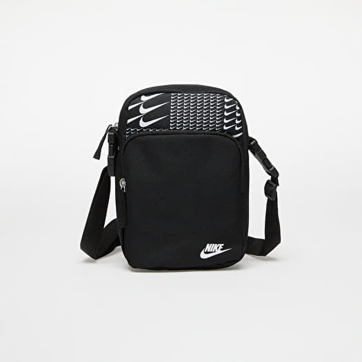 Táska Nike Heritage Crossbody Bag 4L Black/ White/ White