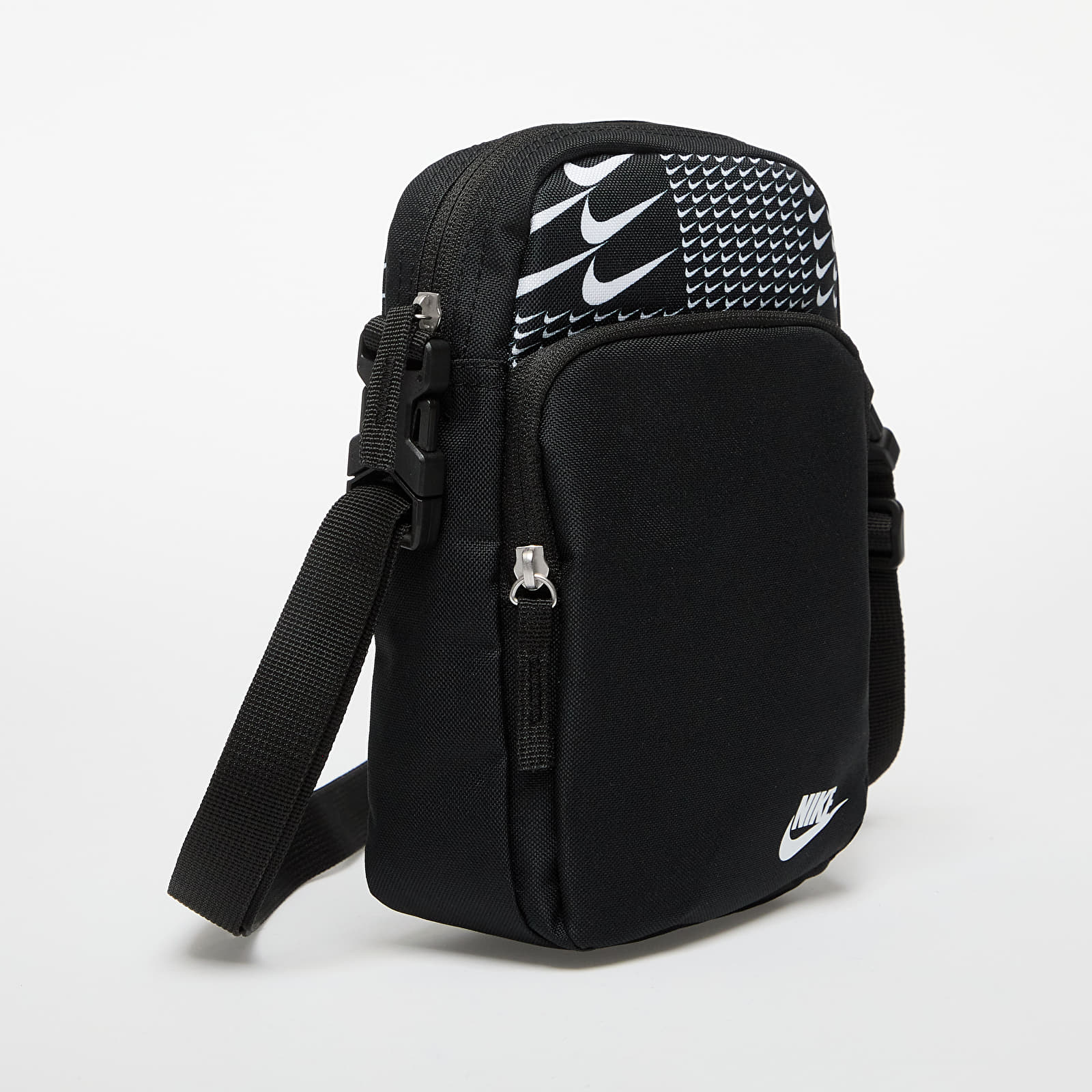 Tašky přes rameno Nike Heritage Crossbody Bag 4L Black/ White/ White