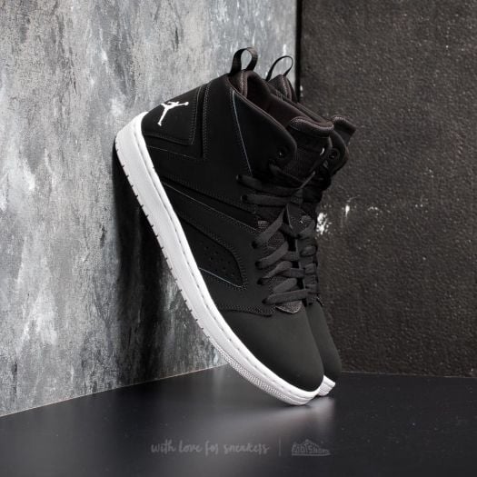 Jordan flight black and white hot sale
