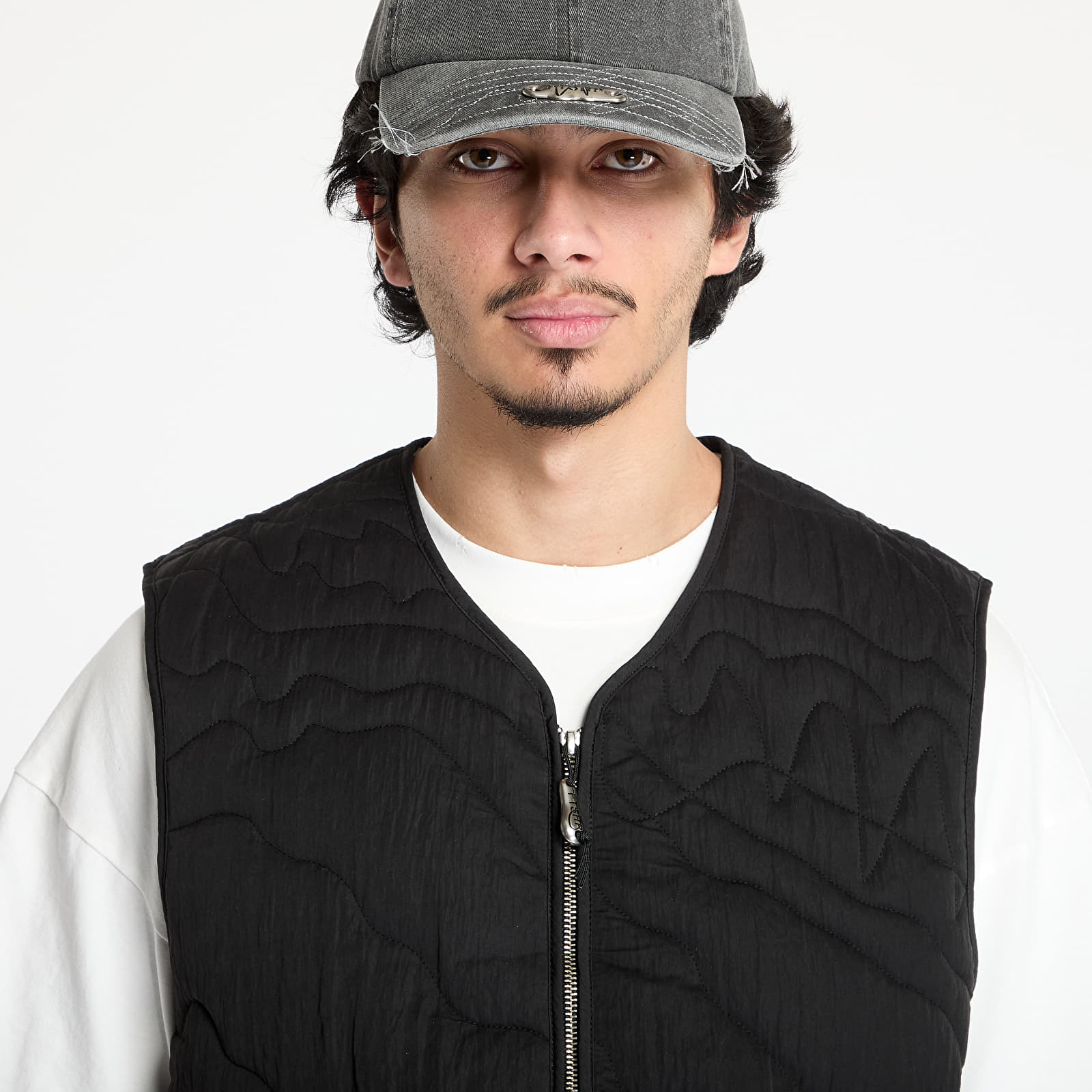 Westen FTSHP Silver Lining Quilted Vest UNISEX Black