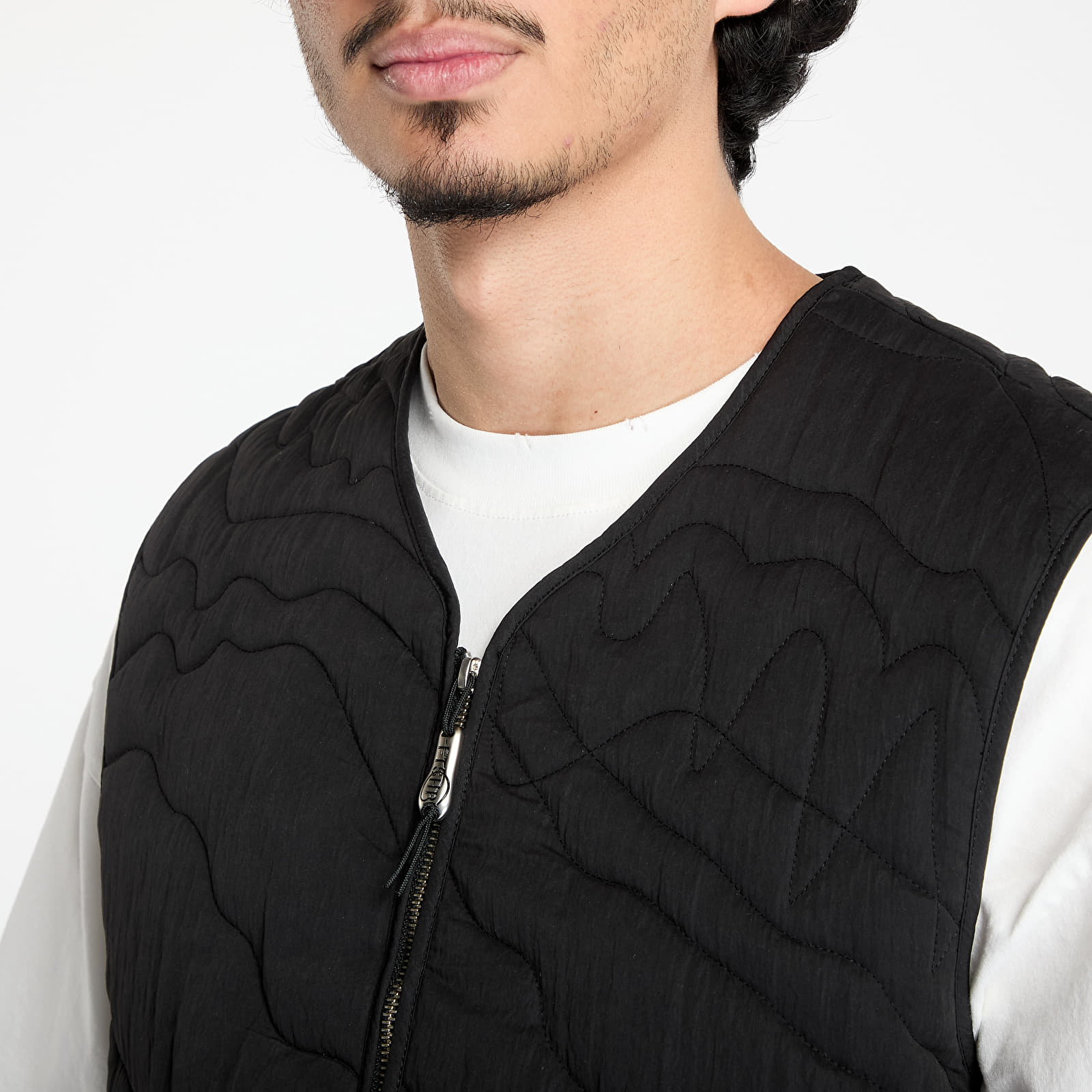 Westen FTSHP Silver Lining Quilted Vest UNISEX Black