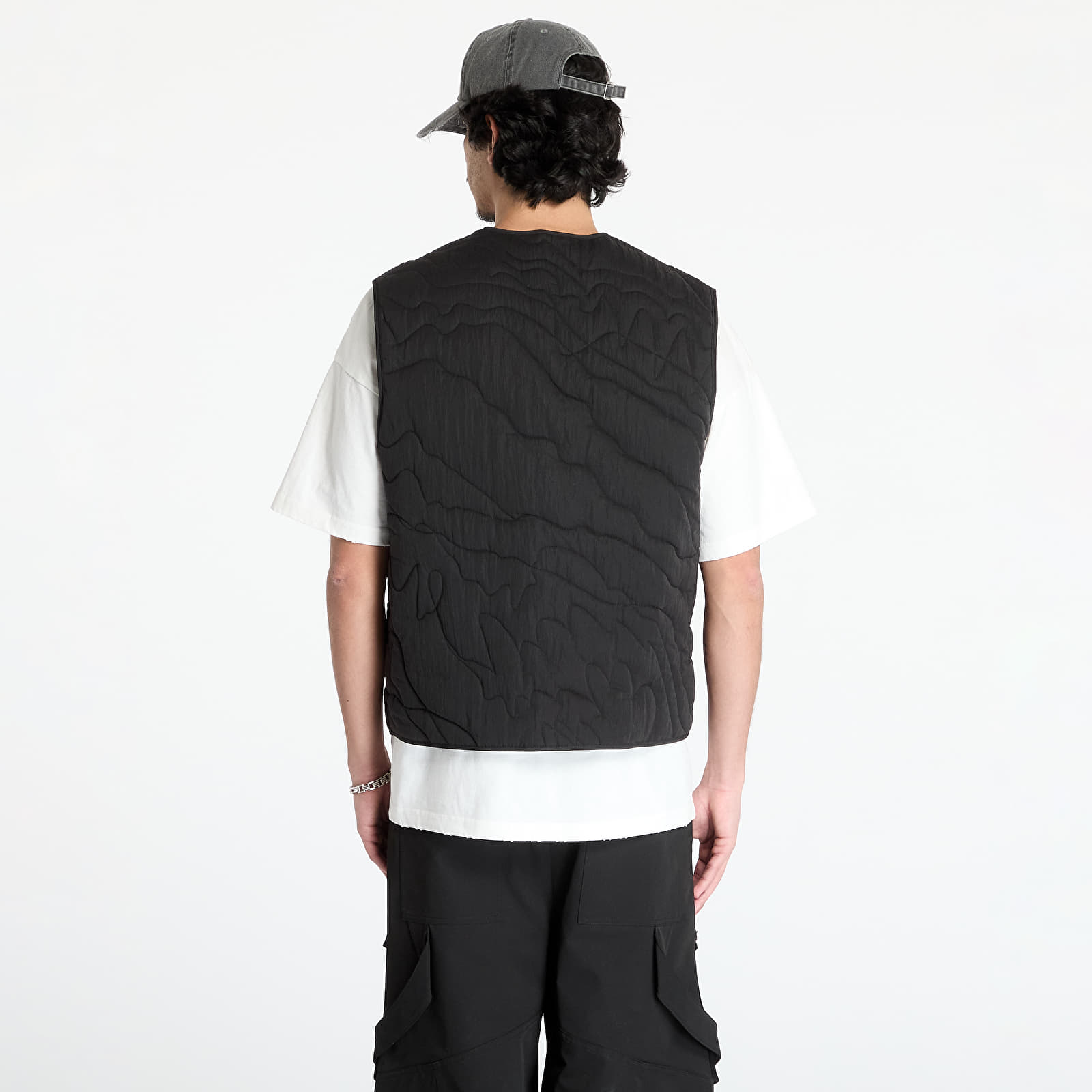 Westen FTSHP Silver Lining Quilted Vest UNISEX Black