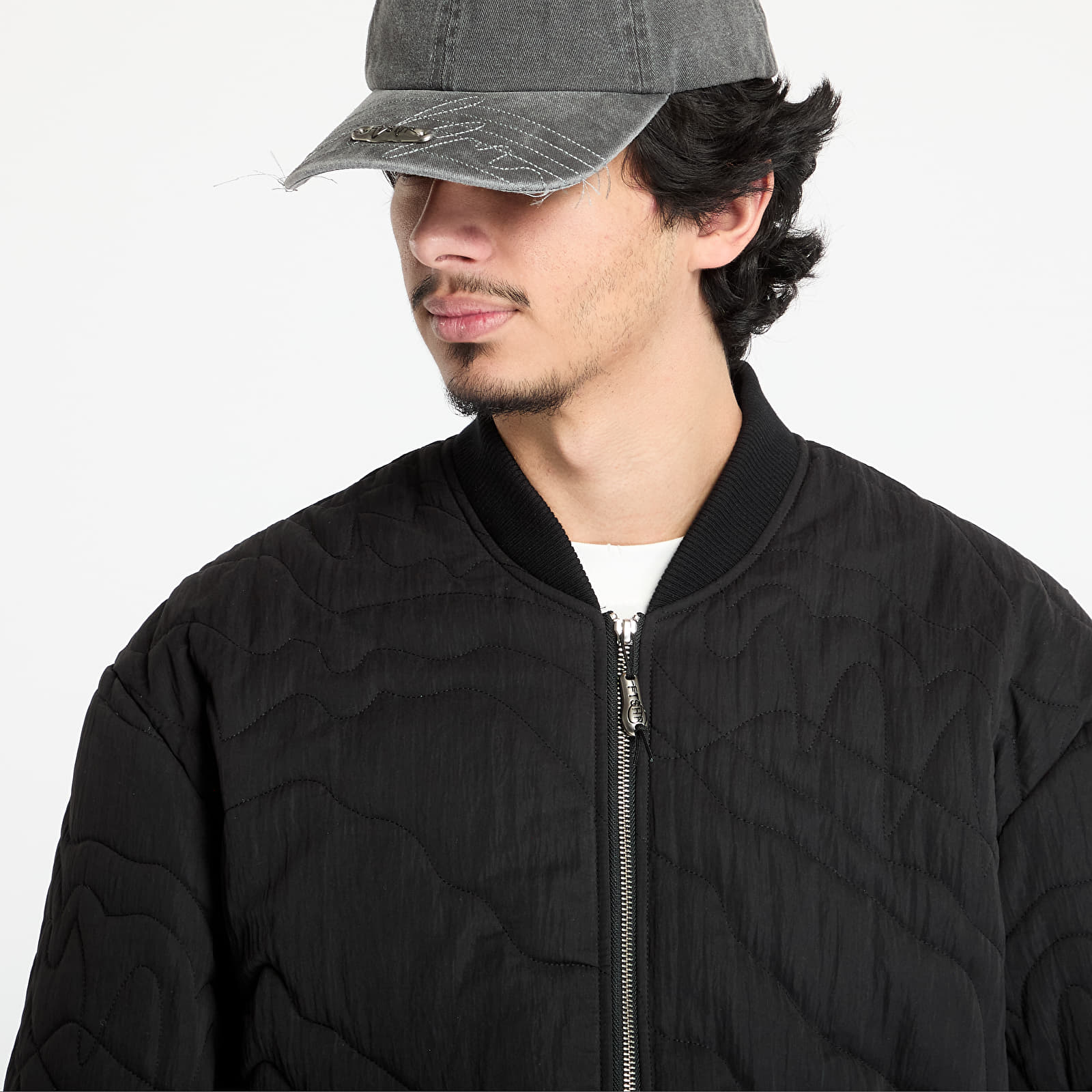 Jackets FTSHP Silver Lining Quilted Jacket UNISEX Black
