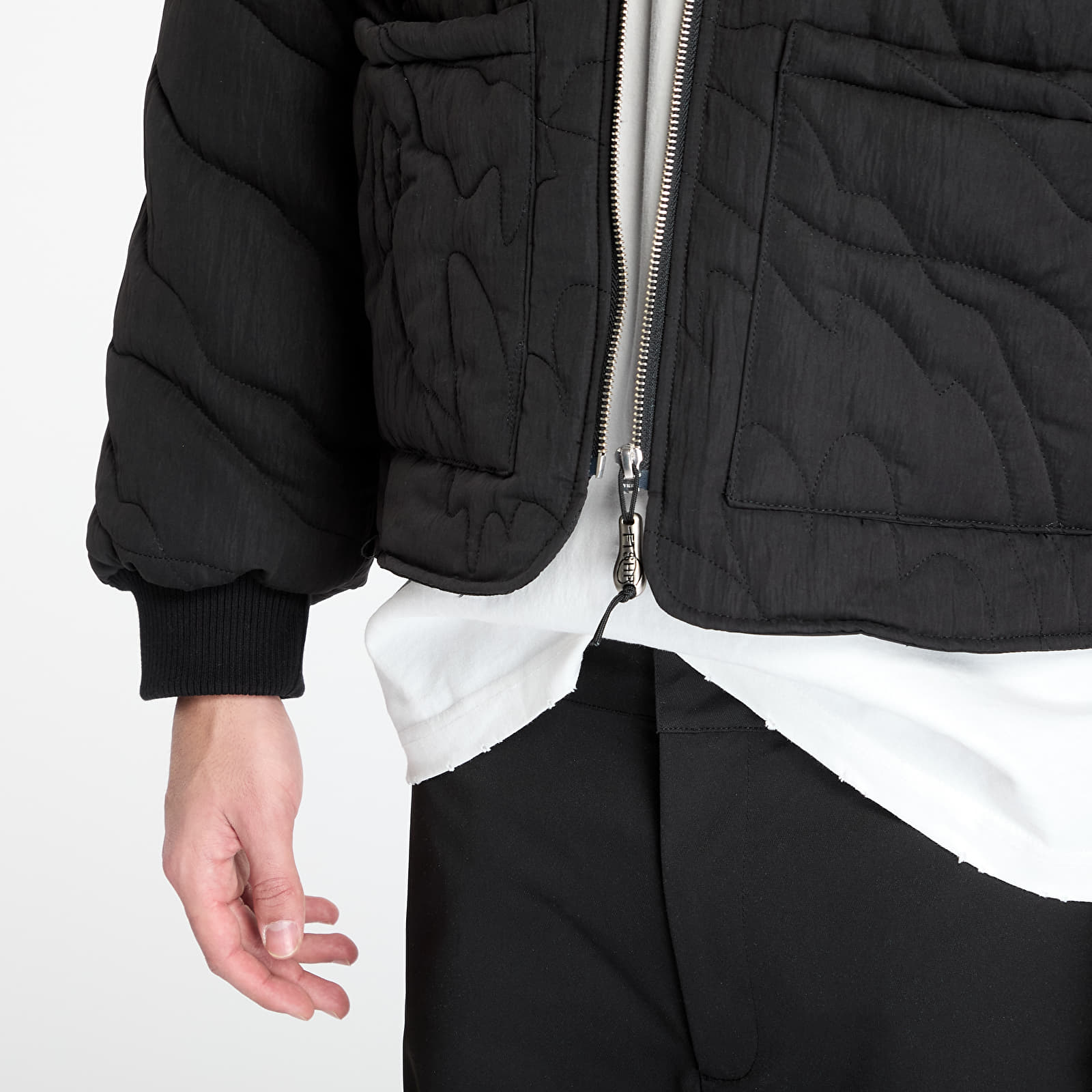 Jackets FTSHP Silver Lining Quilted Jacket UNISEX Black