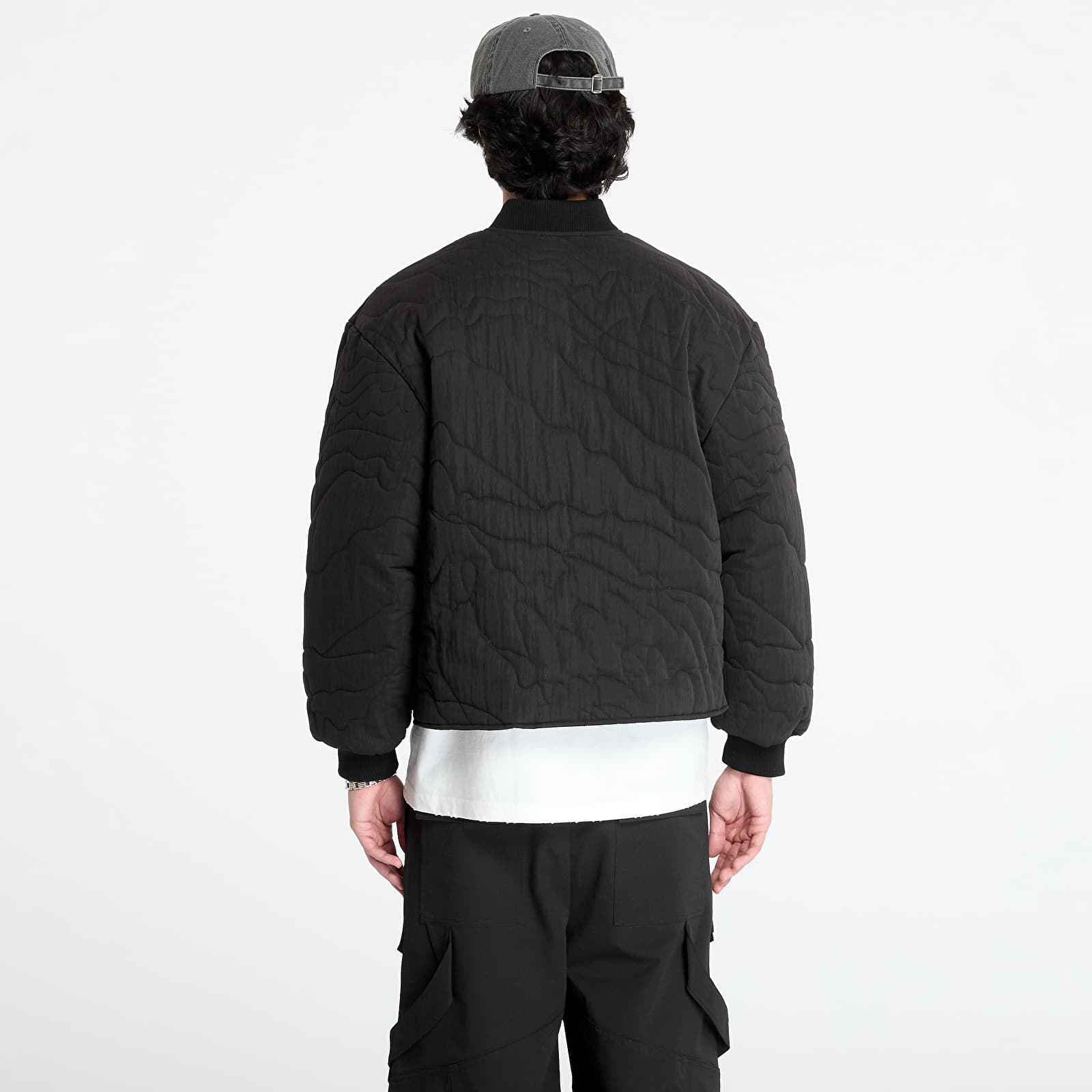 Jackets FTSHP Silver Lining Quilted Jacket UNISEX Black
