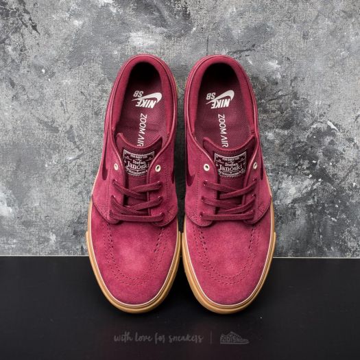Maroon janoski nike discount