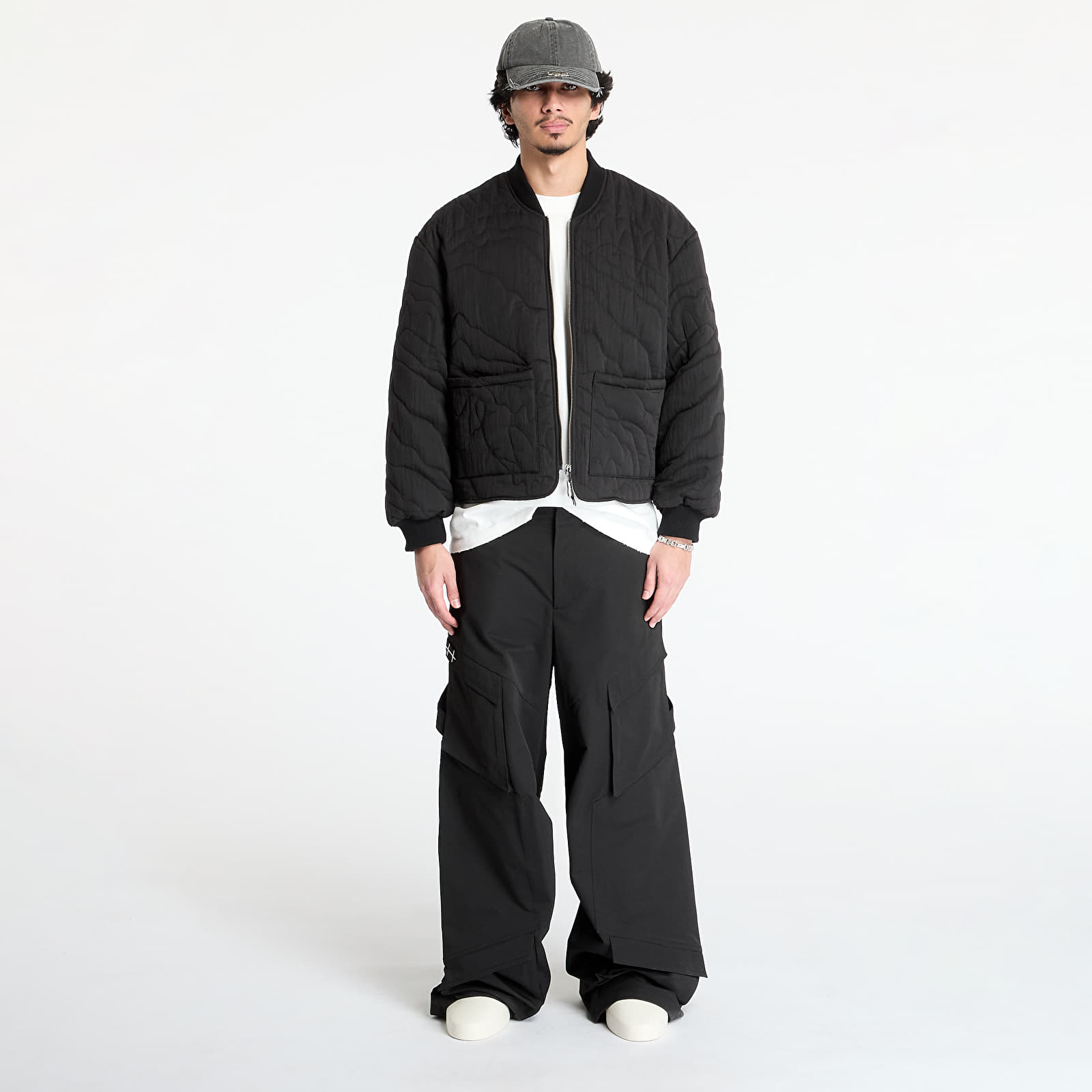 Jackets FTSHP Silver Lining Quilted Jacket UNISEX Black